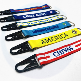 Polyester Borong Cetak logo Sublimation WRIST Keychain Lanyard Custom Custom