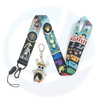 Polyester Custom murah Pemindahan Haba Kartun Kartun Anime 3m Lanyard Custom Custom With Id Card Badge Holder Lanyard Anime