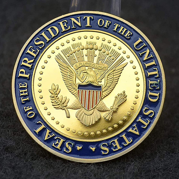Item Sokongan Pilihan Raya Kustom Membuat Presiden Tentera Amerika Syarikat Terukir Syiling Presiden Unik Coin Coin Unik
