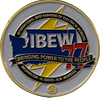 Duit syiling perintah ketenteraan peribadi tersuai Custom Ibew Challenge Coins