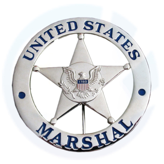 USMS US Marshal Mahkamah Persekutuan Penguatkuasaan Undang -Undang Lencana Replika Filem