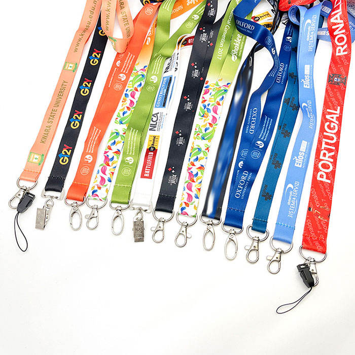 Lanyard Keychain Fabric Boeing Fashion Diving Orange College Football Telefon Lanyard Custom Polyester