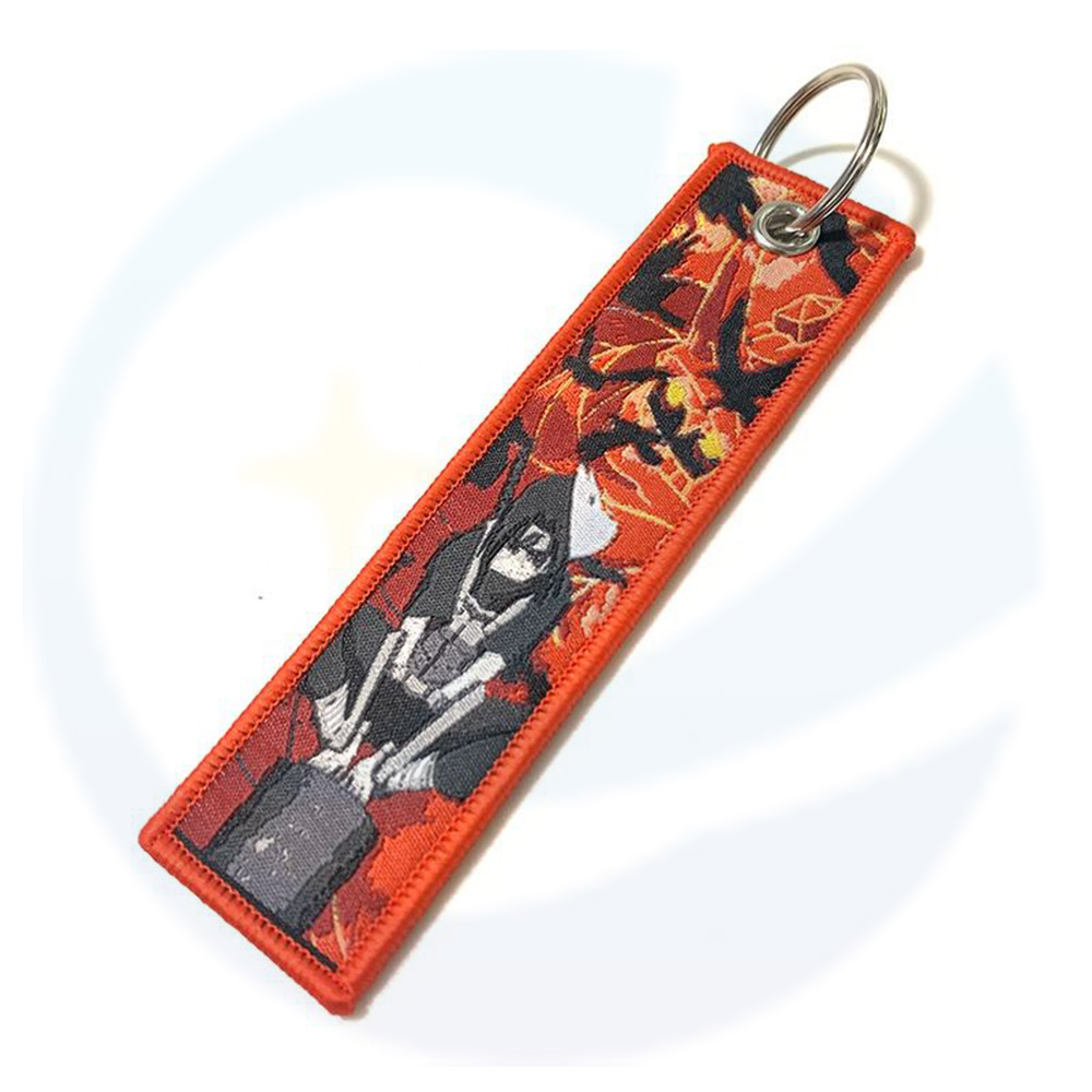 Logo Kustom Logo Jet Tag Kunci Rantai Sublimasi Kain Keychain Motosikal Kereta Anime Tag Kunci