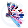 Lanyard sublimasi poliester dengan logo adat