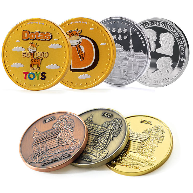 Monedas Reka Bentuk Percuma Stamping Meninggal 3D Zink Alloy Challenge Coin Custom Ugravable Metal Coins