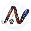 Polyester Custom murah Pemindahan Haba Kartun Kartun Anime 3m Lanyard Custom Custom With Id Card Badge Holder Lanyard Anime