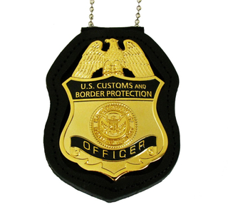 Pegawai CBP A.S. Kastam dan Perlindungan Sempadan Perlindungan Replika Filem