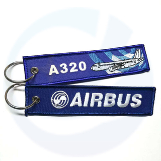 Airbus Custom Keyring A320 Keychain Keychain Tag Tag Polyester Sulaman Keychain