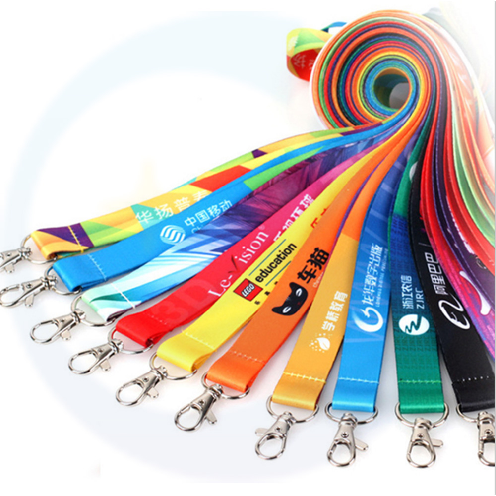 Polyester OEM/OEM OEM/ODM Promosi Promosi Lanyard dan lanyard tali leher lencana ID