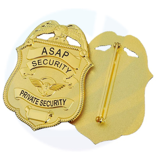 Pegawai Polis Polis Kecil Kecil Pegawai Polis Kecil Kilang Pengilang Metal Crafts Made Nypd Badge Penuh Gold Plating Soft Enamel Custom Lapel Pin