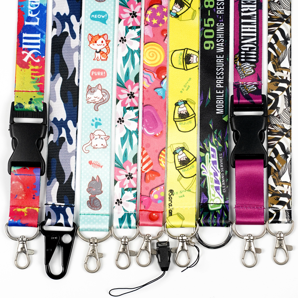 Percetakan Promosi Promosi Lanyard Lanyard Logo Lanyard Tali dengan Klip