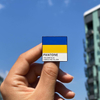 Koleksi Percetakan Berkualiti Tinggi Promosi Patriotik Lencana Enamel Soft Ukraine USA Persahabatan Pin Bendera Salib