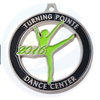 Reka Bentuk Peribadi Peribadi Tarian Pingat Tarian Zink Alloy Medal Ballet Ballet Figure Skating Gimnastik Pingat dengan Ribbon