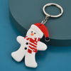 Keychain Kartun Krismas Custom Santa PVC Keychain Promosi Loket Hadiah Krismas