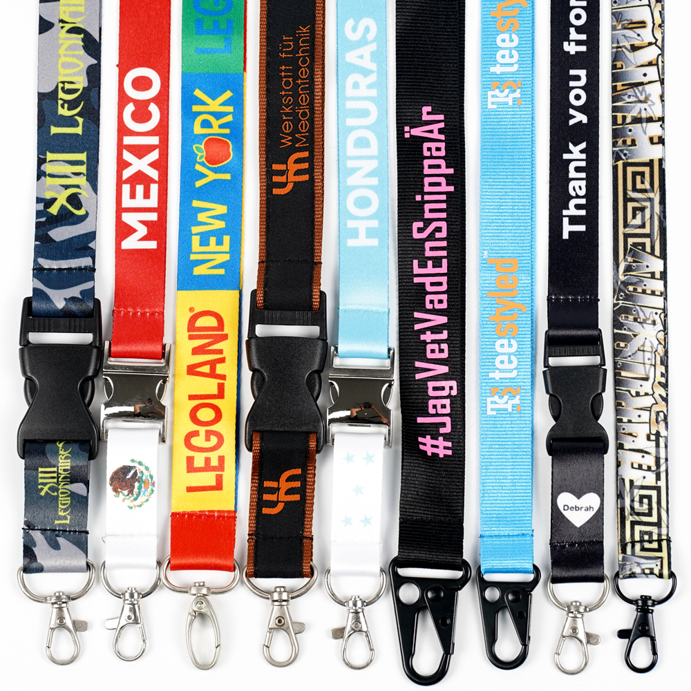 Percetakan Promosi Promosi Lanyard Lanyard Logo Lanyard Tali dengan Klip