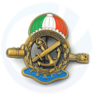 Custom Italy A.N.A.I.M. Associazione Nazionale Arditi Incursori Marina Tentera Laut Tentera Logam Logam 