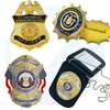 China Borong Logo Custom Logam Souvenir Sheriff Pegawai Keselamatan Pilot Perisai Polis Tentera Lencan Pin Pin