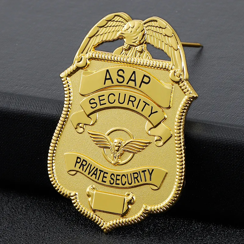 Pegawai Polis Polis Kecil Kecil Pegawai Polis Kecil Kilang Pengilang Metal Crafts Made Nypd Badge Penuh Gold Plating Soft Enamel Custom Lapel Pin