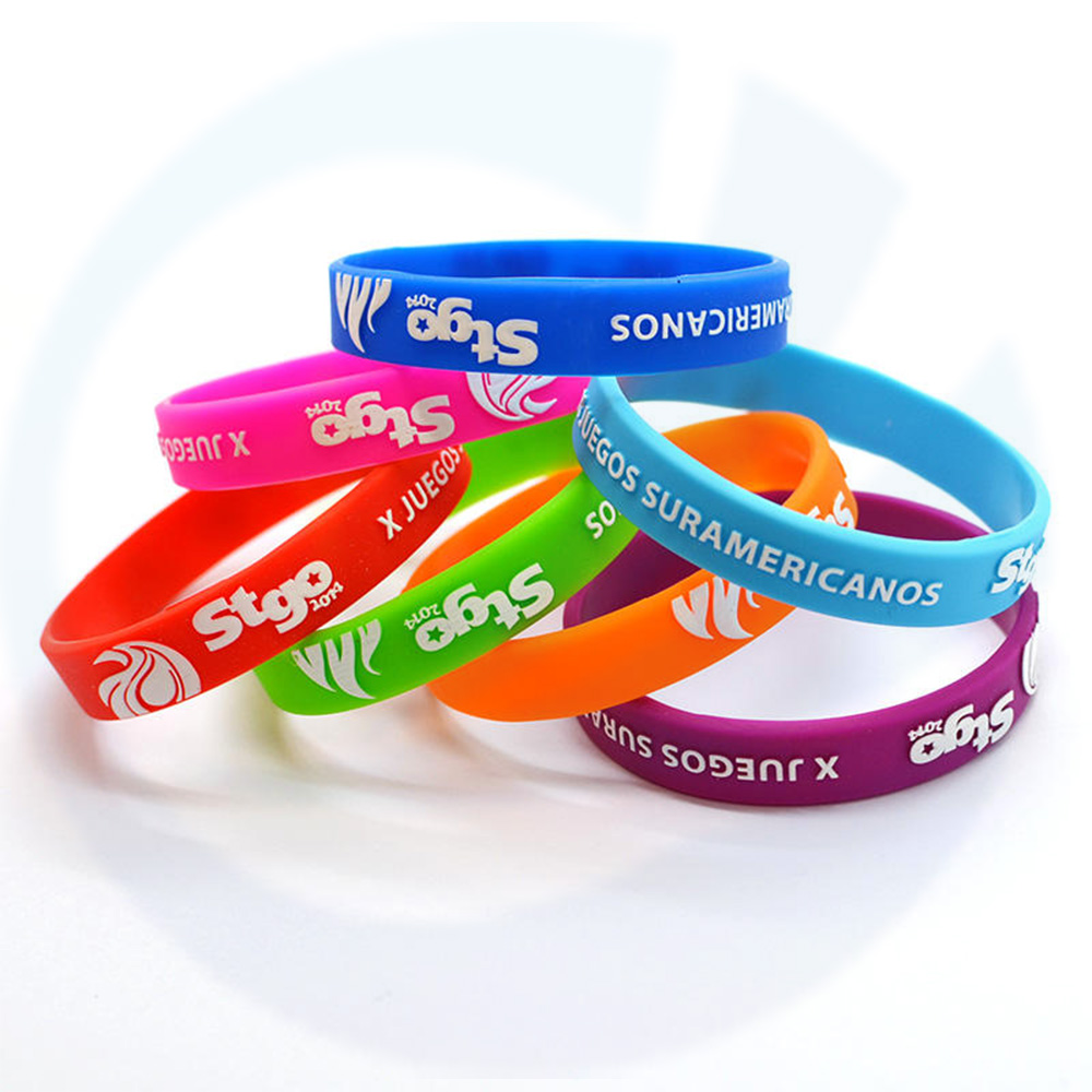 Gelang Silikon Cetak Logo Terjual Baru Peribadi Peribadi Gelang Getah Nipis Silicone Wristband dengan Logo Disesuaikan