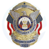 Pegawai Detektif Logam Peribadi Kustom Sheriff Security Polis Tentera Lencana Magnet Enamel Enamel Chaplain Keselamatan Awam Pin Pin Badge