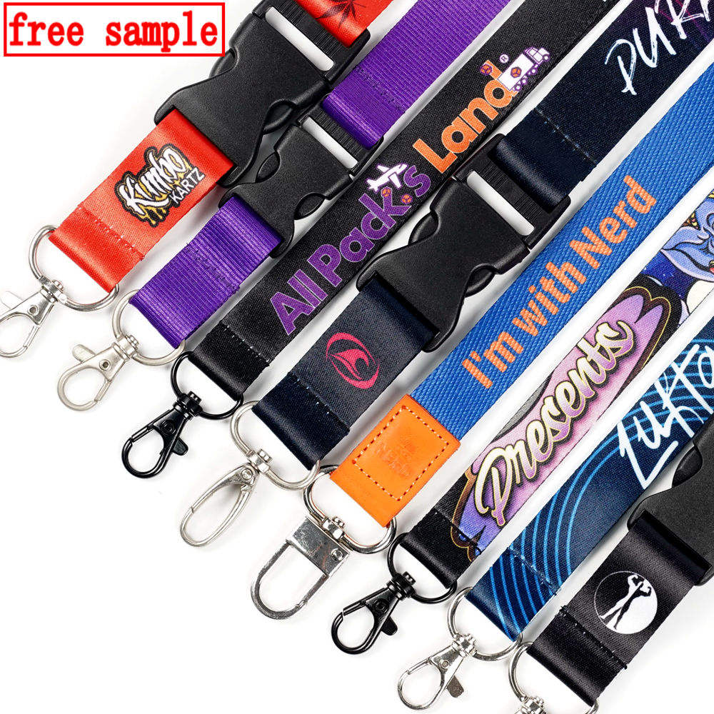 Percetakan Promosi Promosi Lanyard Lanyard Logo Lanyard Tali dengan Klip