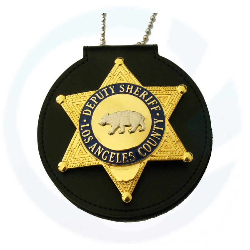 LASD Los Angeles County Sheriff Bear Bear Badge Replica Movie Props