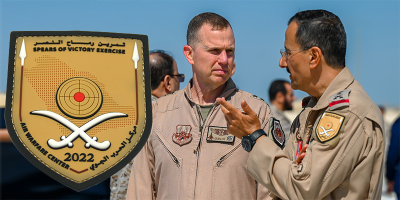 Simbolisme dan penggunaan patch PVC Tentera Udara Arab Saudi
