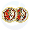 Pengilang Custom Souvenir Gold Plated Enamel Zinc Alloy 3D Metal Commemorative Challenge Coin