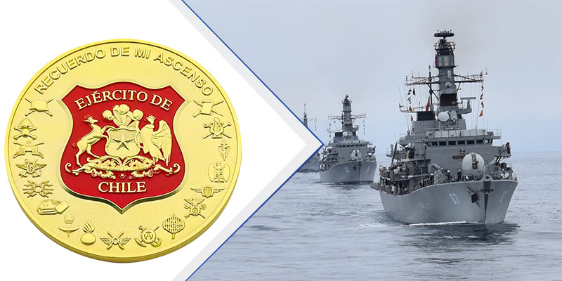Kepentingan reka bentuk duit syiling adat untuk Tentera Laut Chile