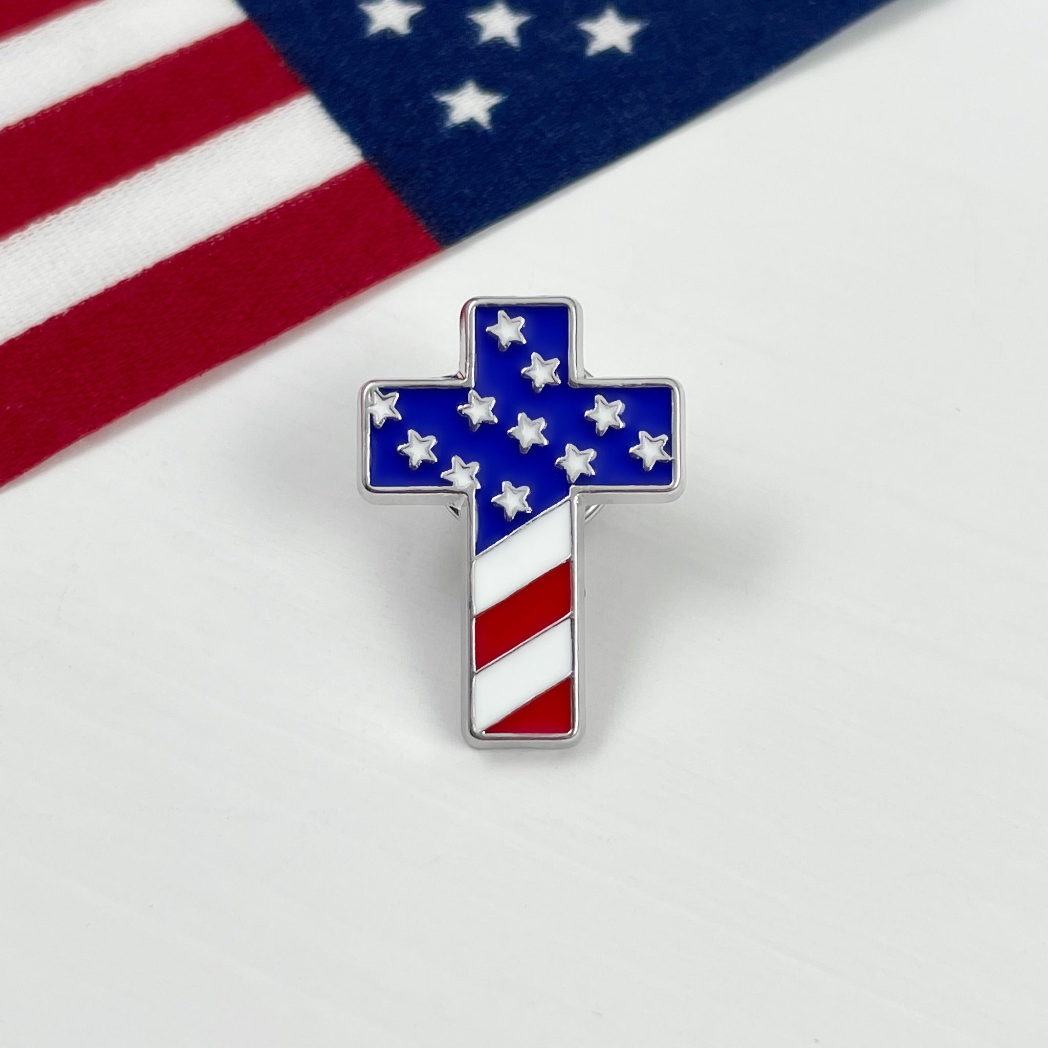 Perhiasan Fesyen Brooches Amerika Syarikat Bendera Amerika Bendera Bendera Kristal Serangga Broche Pin Pereka Pereka Pereka Khas untuk Wanita