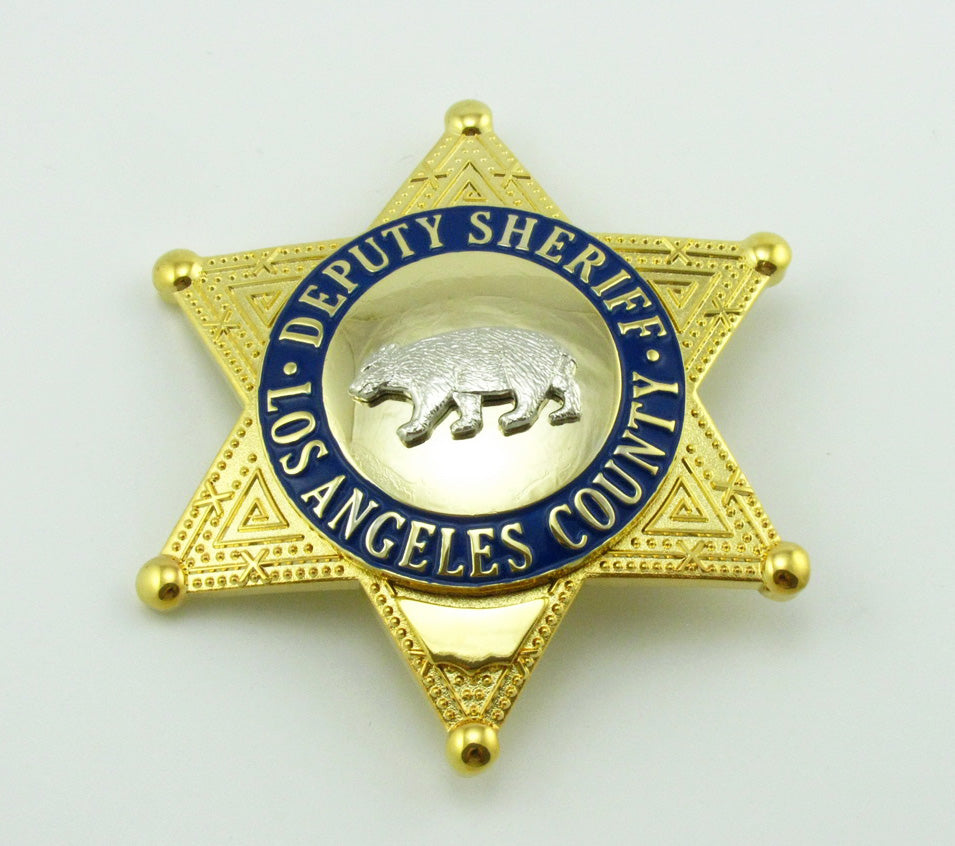 LASD Los Angeles County Sheriff Bear Bear Badge Replica Movie Props