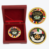 Pengilang Metal Coin Custom No Minimum Die Casting 3D Blank Enamel Euro Coins Navy Air Force Souvenir Challenge Coin