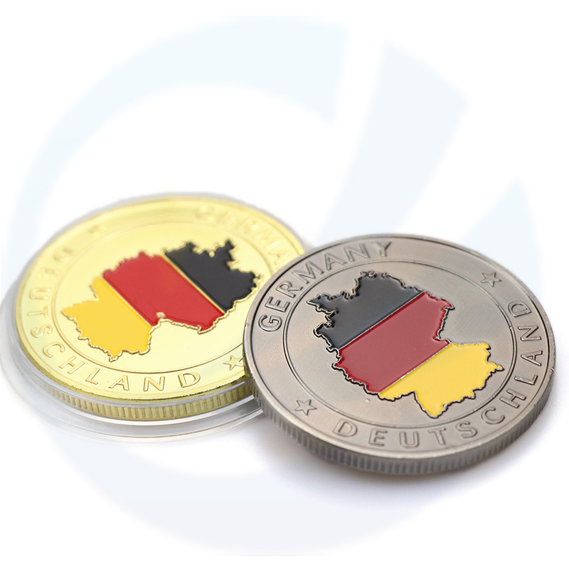 Jerman Souvenir Crafts Commemorative Coin Metal Challenge Coins Silver Gold Custom Coins