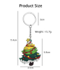 Keychain Kartun Krismas Custom Santa PVC Keychain Promosi Loket Hadiah Krismas