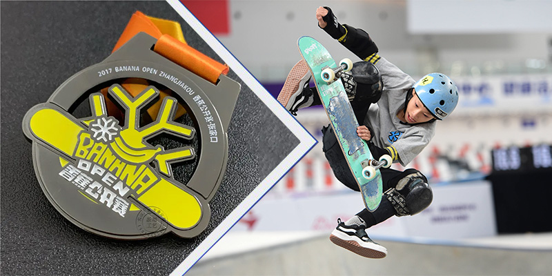 Pingat sukan tersuai: Meraikan Juara Skateboarding