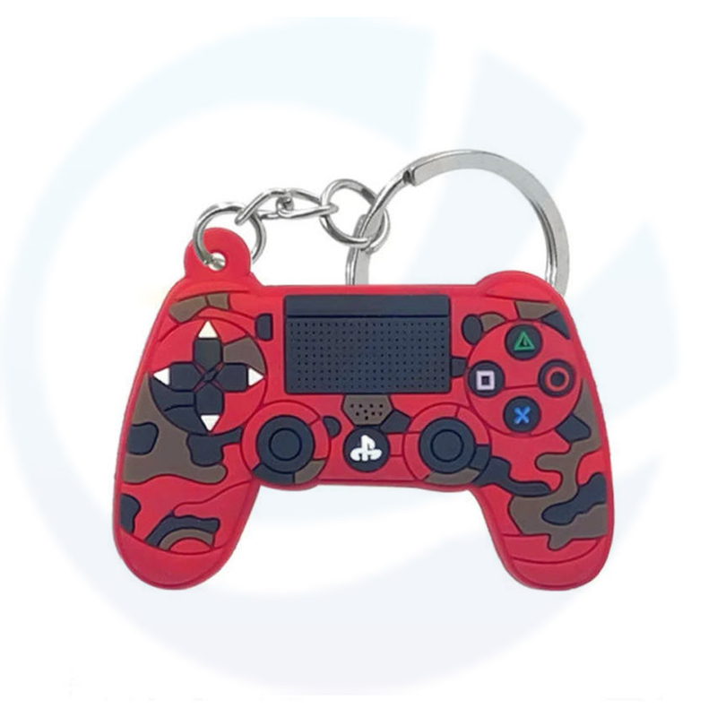 Mesin Permainan Borong Keyring PVC Keychain Soft Silicone Rubber Gamepad Keychain