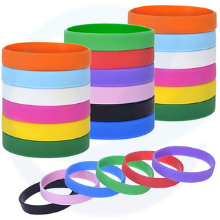 Kilang Logo Custom Murah Promosi Fermoir Gelang Festival Blank Silicone Wristband Buckle Rubber Welang Band