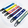 Polyester Borong Cetak logo Sublimation WRIST Keychain Lanyard Custom Custom