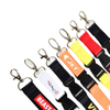 2023 Fesyen Hot Logo Keychain Polyester Lanyards dengan Tali Leher Fesyen Pemegang Kad