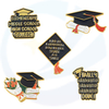 Kelas Pelajar Kelas Lulusan Graduate Hadiah Sarjana Muda Diploma Enamel Lencan Pin Lencana Pin Brooches Pin Enamel Lulusan Custom