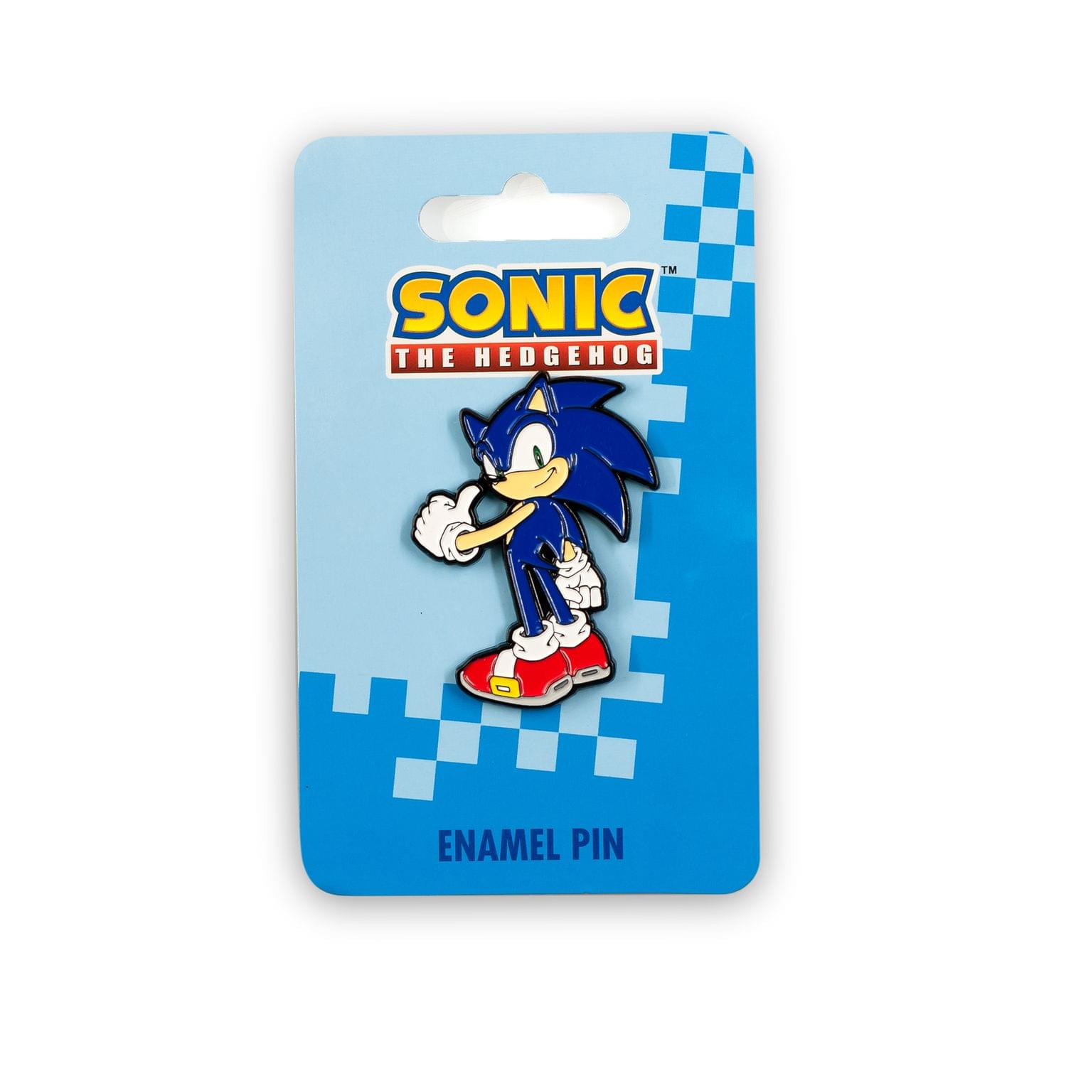 Anime Game Badge Lapel Pin Kartun Retro Karakter Sonic Enamel Pins