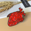 Koleksi Jantung Organ Unik Art Heart Enamel Lapel Pin Set Funny Cartoon Enamel Pin