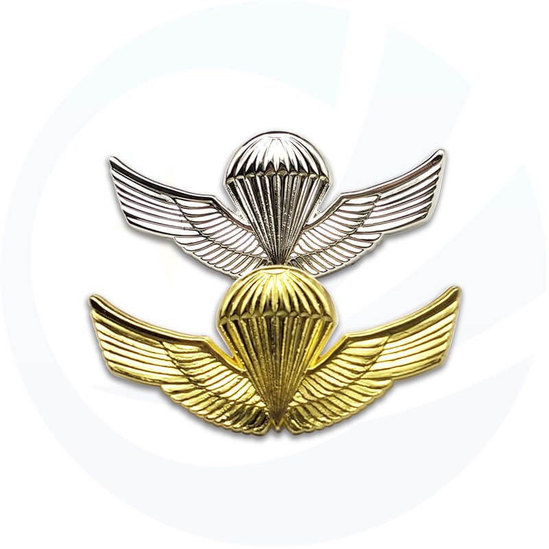 Custom Logam Pin 3D Custom Metal Pilot Wings Pin Badge