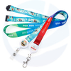 Logo Percetakan Custom Peribadi Lanyard Sublimation Polyester Neck ID Lanyard dengan Logo Custom