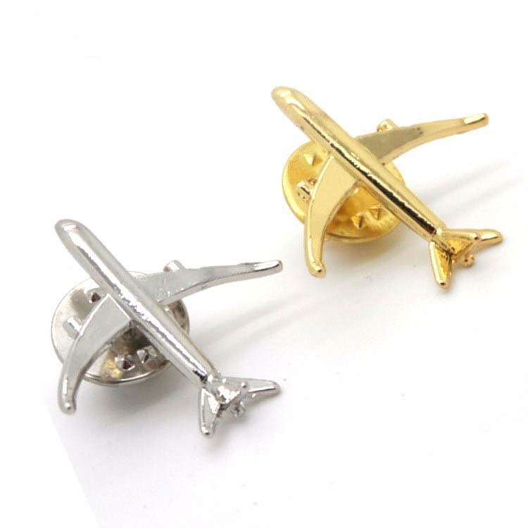 Pin logam adat 3D Lencana Pin Wings Pilot Logam Custom