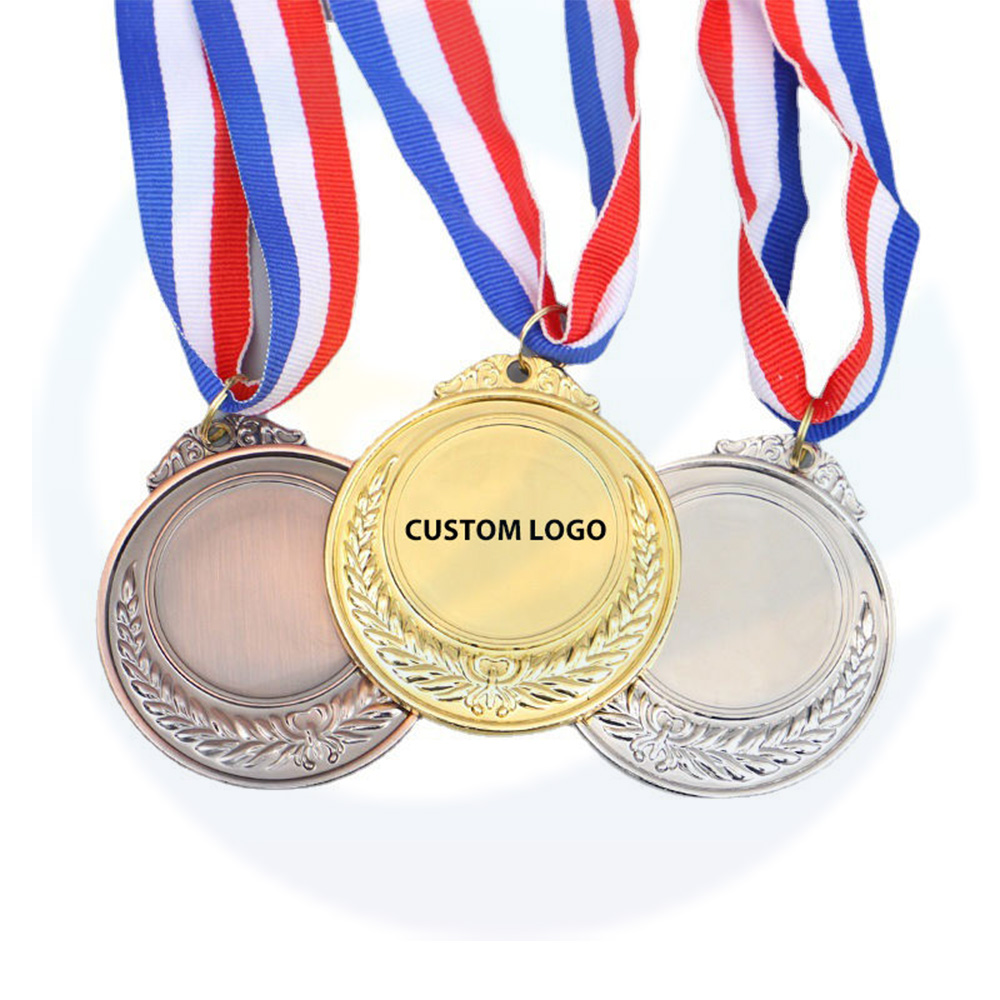 ThoHies Medal Medallas Deportivas Medal Key Gold Ribbon Customization Blank Football Trophies Sports Metal Custom Medal