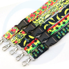 Lanyard Manufacturer Contoh Percuma Promosi Murah Custom Print Polyester Neck Lanyard Dengan Logo