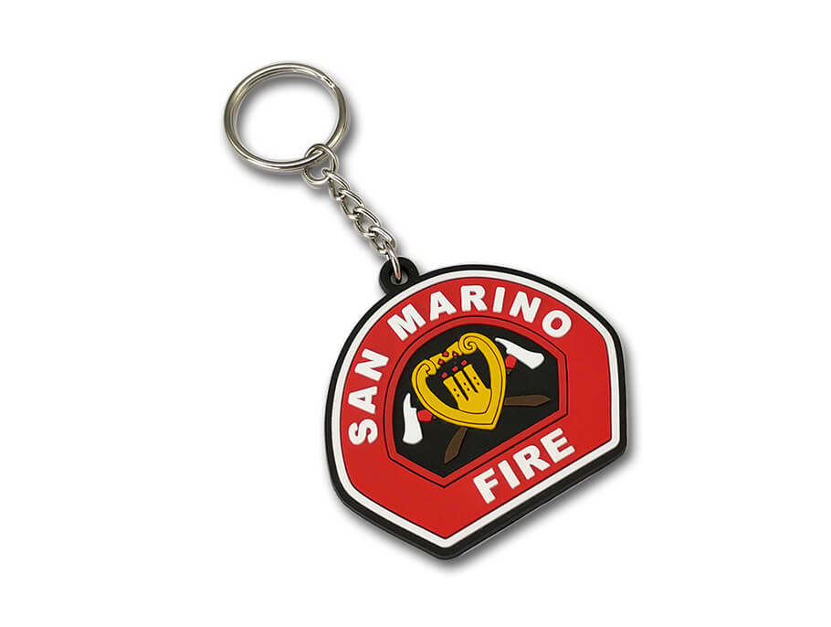 Keyrings 3D Custom Rubber