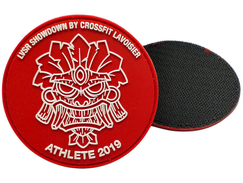 China Athlete Custom Athlete 2019 PVC Patches