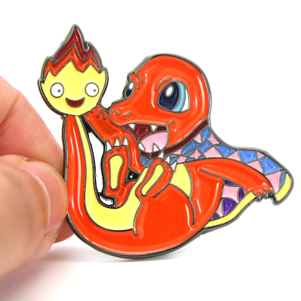 Reka Bentuk Custom Anime Pokemon Badge Haiwan Permainan Haiwan Pokemon Pikachu Pin Pin Pergi Untuk Kanak -kanak